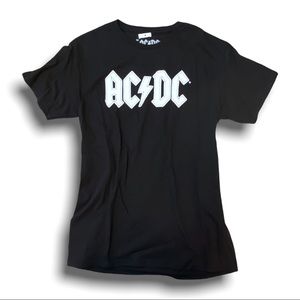 AC/DC *NEW* black tee band licensed concert tees all cotton